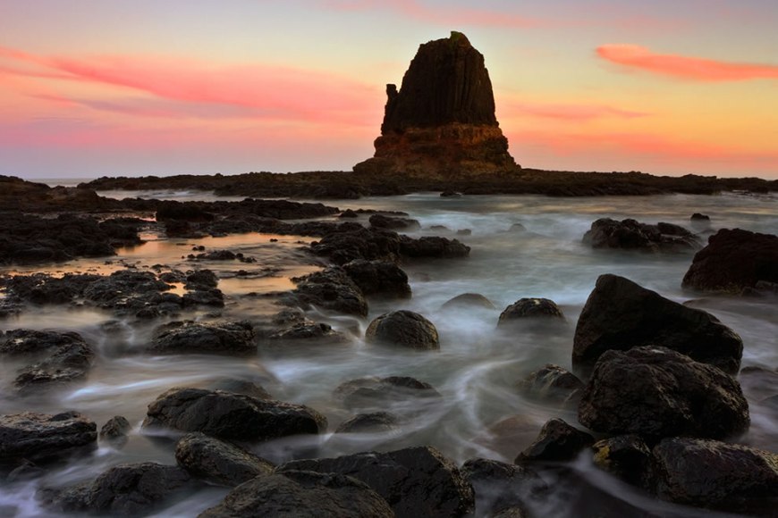 Pulpit Rock Sunset - Cape Schanck National Park, Australia