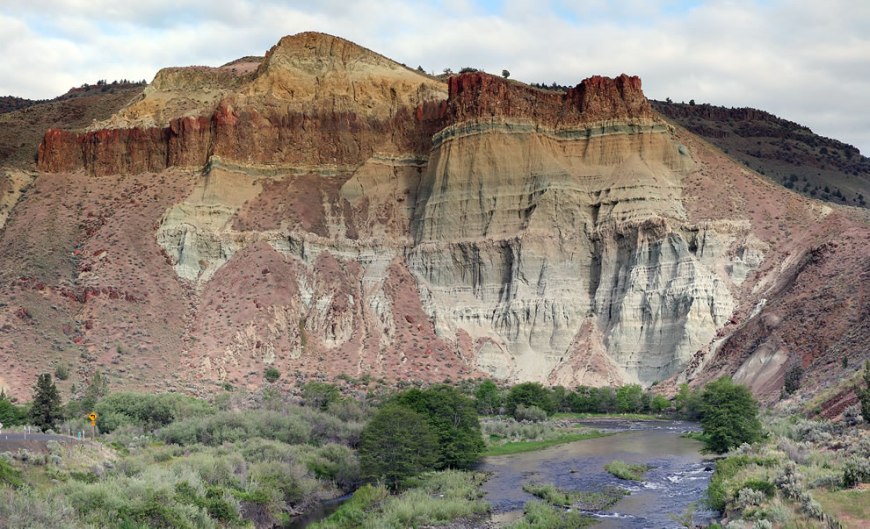 Cathedral Rock in the John Day Fossil Beds National Monument