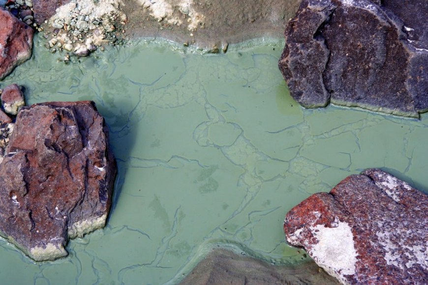 Green Mud in Turtle Cove - part of John Day Fossil Beds National Monument