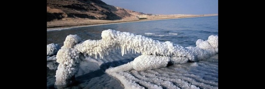 salt not ice Dead Sea
