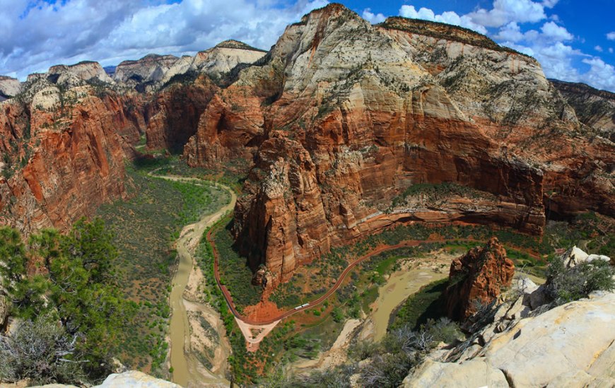 On Angel's wings --  Angels Landing trail of Zion National Park is something to behold